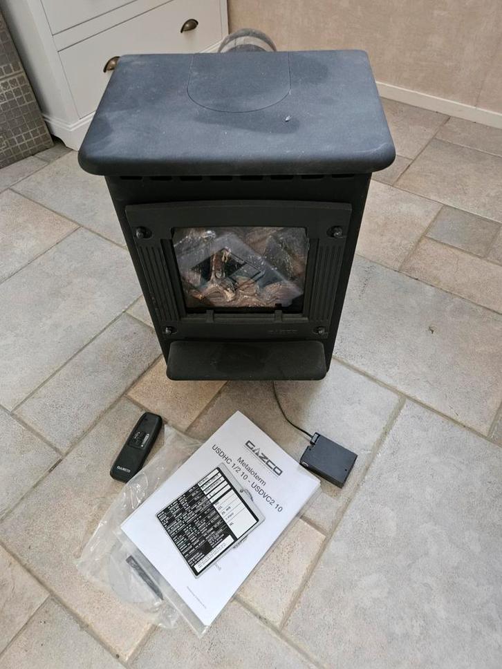 Gaskachel Gazco Metaloterm USDHC 1/2 10 - USDVC2 10, Huis en Inrichting, Kachels, Gebruikt, Vrijstaand, Gaskachel, Gas, Ophalen