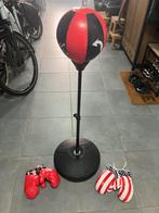 Boxbal met 2 setjes handschoenen, Sport en Fitness, Ophalen, Zo goed als nieuw, Bal