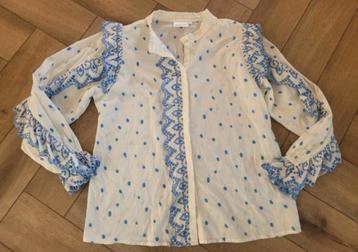 Prachtige blouse van Fabienne Chapot, maat 44 beschikbaar voor biedingen