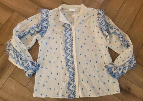 Prachtige blouse van Fabienne Chapot, maat 44, Kleding | Dames, Blouses en Tunieken, Zo goed als nieuw, Maat 42/44 (L), Wit, Ophalen of Verzenden