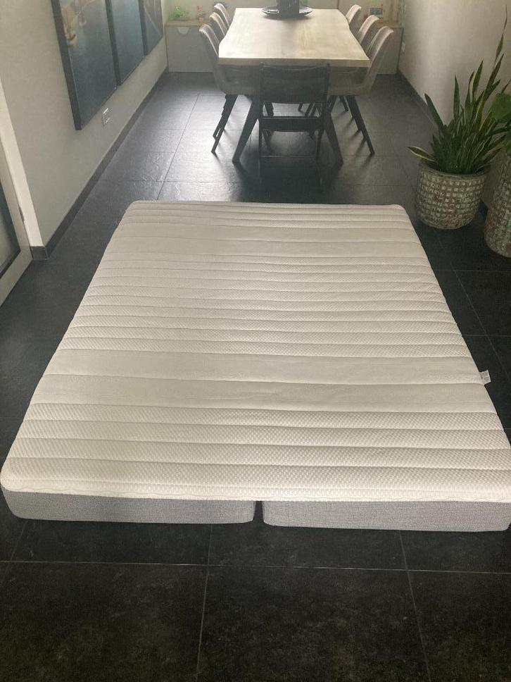 Luxe Karlsson Pocketveermatras + topper 160x200cm (excl bed), Huis en Inrichting, Slaapkamer | Boxsprings, Gebruikt, 160 cm, 200 cm