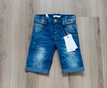 Stoere Name It stretch jeans korte broek maat 128 beschikbaar voor biedingen