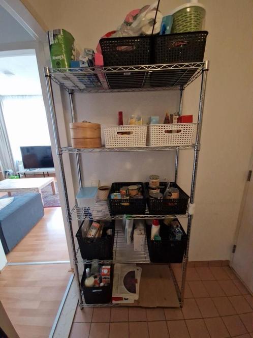 2x metalen stellingkast – €40 per stuk, Huis en Inrichting, Kasten | Stellingkasten, Zo goed als nieuw, Ophalen