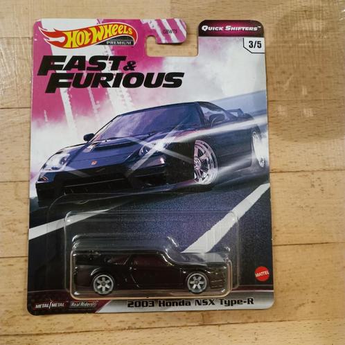 Hot Wheels Fast & Furious Quick Shifters Honda NSX Type R, Hobby en Vrije tijd, Modelauto's | Overige schalen, Nieuw, Auto, Ophalen of Verzenden