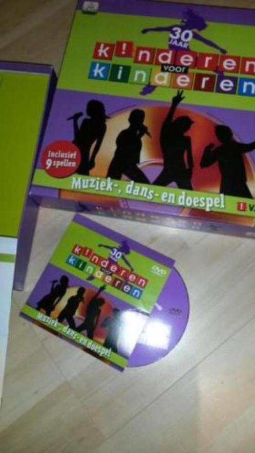 Kinderen voor kinderen: Muziek, dans- en doe spel, Hobby en Vrije tijd, Gezelschapsspellen | Bordspellen, Zo goed als nieuw, Een of twee spelers