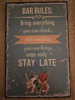 Wandbord met tekst, Ophalen of Verzenden