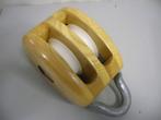 Houten Dubbelschijfs Blokken, Katrollen, 18 - 20 mm, Watersport en Boten, Ophalen of Verzenden, Nieuw, Lijn of Blok