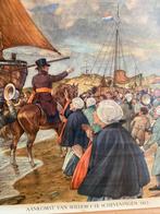 Schoolplaat 105x75 cm.Zie  foto,s Ophalen, Antiek en Kunst, Ophalen, Geschiedenis