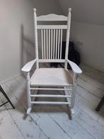 Schommelstoel, Huis en Inrichting, Stoelen, Ophalen, Gebruikt, Wit, Eén