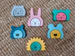 6 houten puzzeltjes van de Hema; dieren, Kinderen en Baby's, Speelgoed | Kinderpuzzels, Ophalen of Verzenden, Zo goed als nieuw