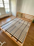 Ikea Tarva 160x200 incl. Lönset lattenbodems, Huis en Inrichting, Slaapkamer | Bedden, Ophalen, Tweepersoons, Zo goed als nieuw