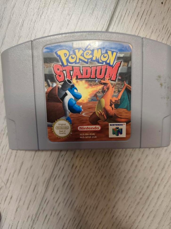 Pokemon Stadium - Nintendo 64, Spelcomputers en Games, Games | Nintendo 64, Gebruikt, Strategie en Constructie, 3 spelers of meer