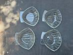 Glazen bakjes in schelpvorm, Ophalen of Verzenden, Glas, Overige stijlen, Glas of Glazen
