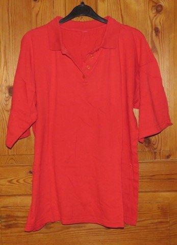 Katoenen polo rood maat L, Kleding | Heren, Polo's, Zo goed als nieuw, Maat 52/54 (L), Rood, Ophalen of Verzenden