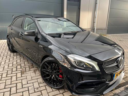Mercedes A-klasse AMG 45 4MATIC+ 381 PK 2017 | PANO 19” AERO, Auto's, Mercedes-Benz, Bedrijf, A-Klasse, 4x4, ABS, Adaptieve lichten