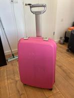 Roze koffer, Sieraden, Tassen en Uiterlijk, Koffers, Gebruikt, Ophalen of Verzenden, Hard kunststof, 45 tot 55 cm