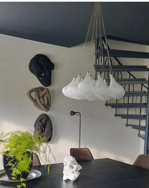 Design Traanbollen Hanglamp Lucide, Huis en Inrichting, Lampen | Plafondlampen, Zo goed als nieuw, Ophalen of Verzenden