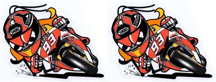 Marc Márquez 93 sticker set #17, Motoren, Accessoires | Stickers, Verzenden
