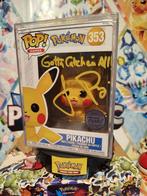 Funko Pop Pikachu 353 Gesigneerd Jason Paige + Protector, Verzamelen, Poppetjes en Figuurtjes, Ophalen of Verzenden, Nieuw