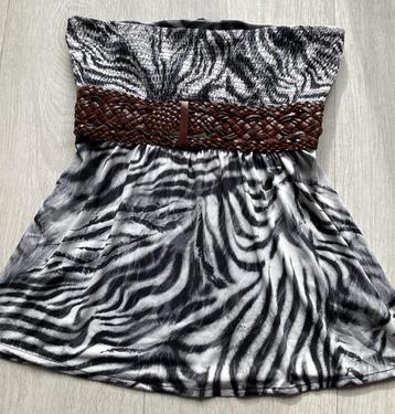 Zebra print top maat L beschikbaar voor biedingen