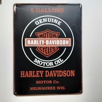 Harley Davidson wandbord beschikbaar voor biedingen