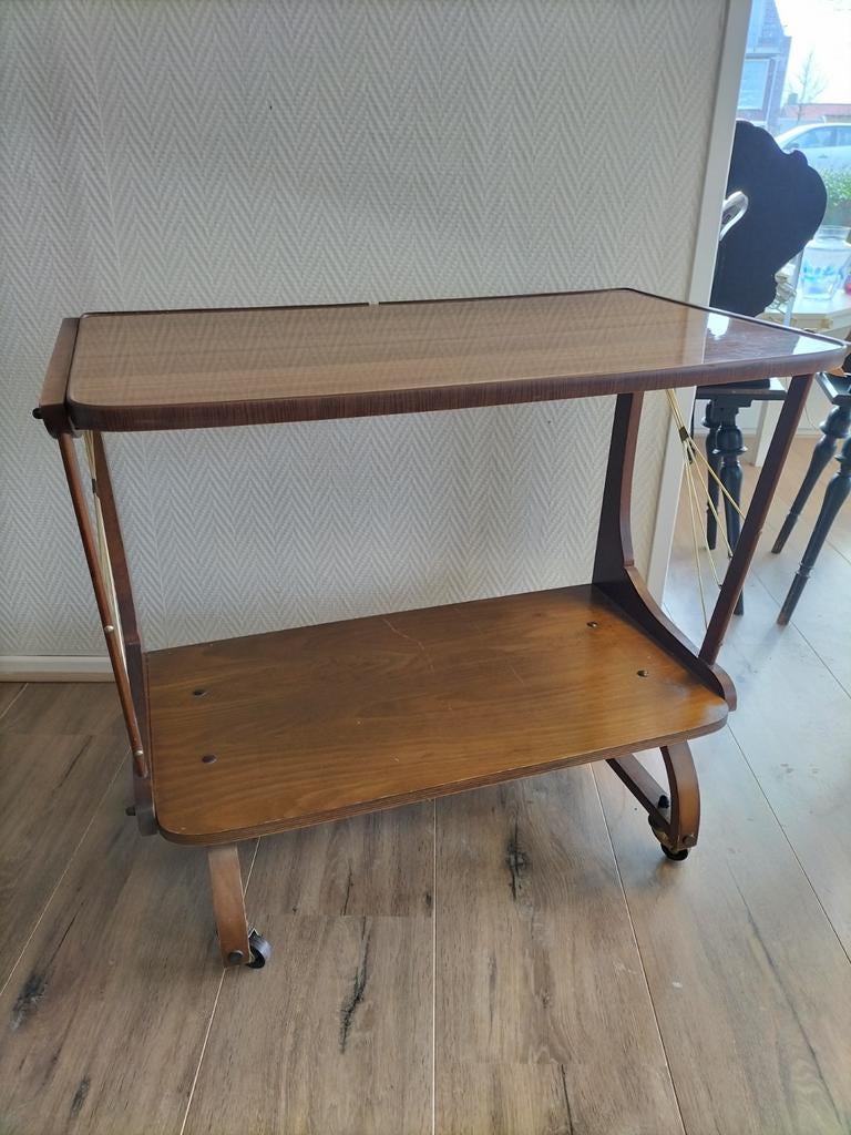 Vintage Serveerwagen / Theewagen trolley tafeltje kastje, Huis en Inrichting, Ophalen, Gebruikt, Onbekend, Onbekend