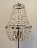 Aparte design vloerlamp met een kristallen kroonluchter, Ophalen, Design, Zo goed als nieuw, Glas