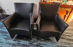 2 fauteuils Bert Plantagie, Ophalen, Gebruikt, Minder dan 75 cm, Leer