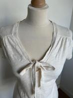 King Louie maat M creme top tshirt 364, Kleding | Dames, T-shirts, Beige, Maat 42/44 (L), Ophalen of Verzenden, Zo goed als nieuw
