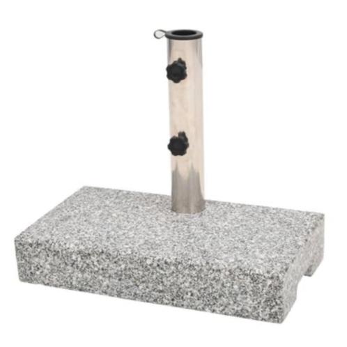 Parasolvoet rechthoekig 25 kg graniet -nieuw in doos-, Tuin en Terras, Parasols, Nieuw, Parasolvoet, Minder dan 1 meter, Ophalen of Verzenden