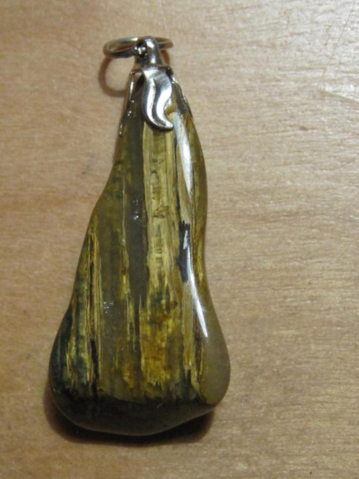 han. 2x aparte edelsteenhanger (NELLIET) LEEUWENHUID (5), Sieraden, Tassen en Uiterlijk, Kettinghangers, Nieuw, Steen of Mineraal