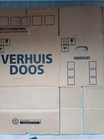 2 verhuisdozen, Doe-het-zelf en Verbouw, Kratten en Dozen, Ophalen, 50 tot 75 cm, Minder dan 40 cm, 35 tot 50 cm