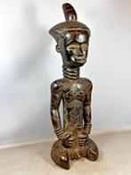 251032 Groot oud Afrikaans Itoci Dengese sculpture Congo., Ophalen of Verzenden