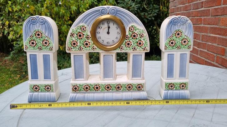 Klok met vazen, Antiek en Kunst, Antiek | Klokken, Ophalen