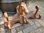 Nep houten kapstok/kapstok met paardenhoofd, Ophalen of Verzenden