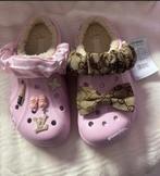 Roze Crocs met Designerbandjes en Charms, Ophalen of Verzenden, Nieuw, Zwart, Slippers