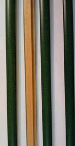 Houten staaflijsten 4 stuks lengte ca 3 meter, br ca 2,5 cm, Ophalen, Nieuw, Hout