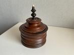 Antieke houten tabakspot, Ophalen of Verzenden
