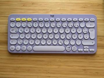 Logitech K380 Lavendel - QWERTZ Draadloos Toetsenbord beschikbaar voor biedingen