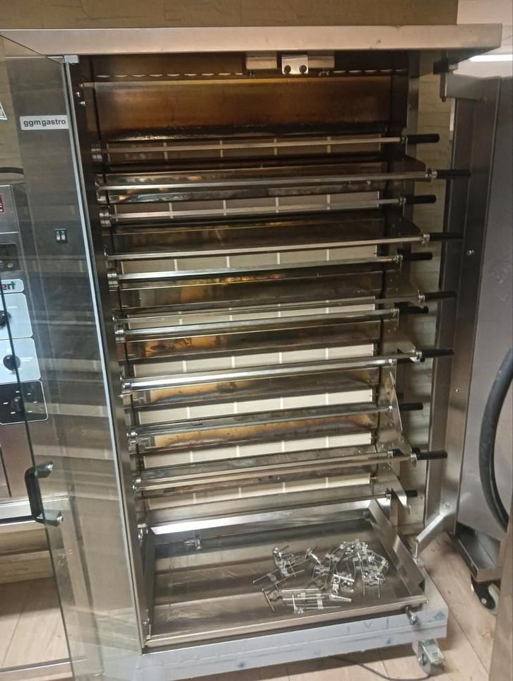 Kippengrill.zgan,voor 65 kippen,gas,propaan, Zakelijke goederen, Horeca | Keukenapparatuur, Fornuis, Frituur en Grillen, Ophalen of Verzenden
