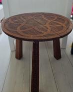 Eiken bijzettafel ( bloementafeltje), Ophalen of Verzenden
