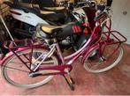Fiets Batavus Flying D Transportfiets omafiets Roze/Paars, Ophalen, Batavus, 53 tot 56 cm, Gebruikt