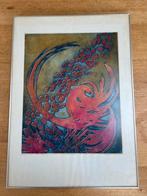 Niels van Spaendonck (1910-2002) - Litho “Wind” 6/14 -, Antiek en Kunst, Kunst | Litho's en Zeefdrukken, Ophalen of Verzenden