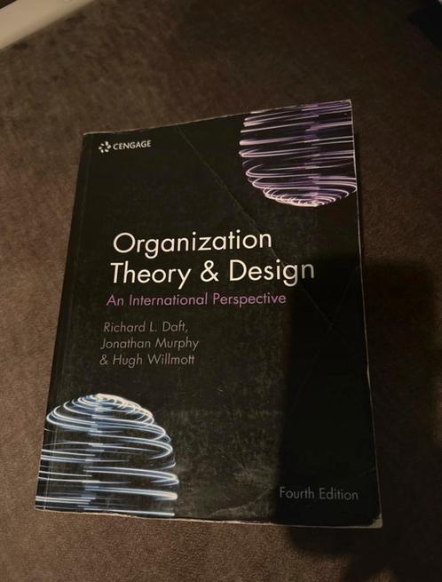 Organization Theory & Design, Boeken, Studieboeken en Cursussen, Zo goed als nieuw, WO, Ophalen of Verzenden