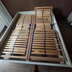 Lattenbodem Tweepersoons, Huis en Inrichting, Slaapkamer | Bedden, Beige, Tweepersoons, Zo goed als nieuw, 200 cm