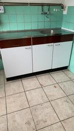 Vintage keukenblok, Huis en Inrichting, Keuken | Complete keukens, Ophalen of Verzenden, Gebruikt, Wit, Enkelwandige keuken