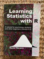 Learning Statistics with R - Navarro, Boeken, Studieboeken en Cursussen, Gelezen, Daniel Navarro, Beta, HBO