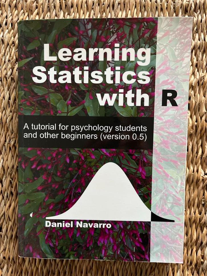 Learning Statistics with R - Navarro, Boeken, Studieboeken en Cursussen, Gelezen, HBO, Beta, Ophalen of Verzenden