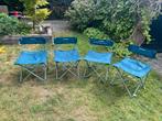 Opvouwbare Kampeer stoelen quechua, 4 stuks, Ophalen, Zo goed als nieuw, Campingstoel