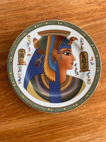 Egyptisch Porseleinen Bord - Farao Cobra beschikbaar voor biedingen